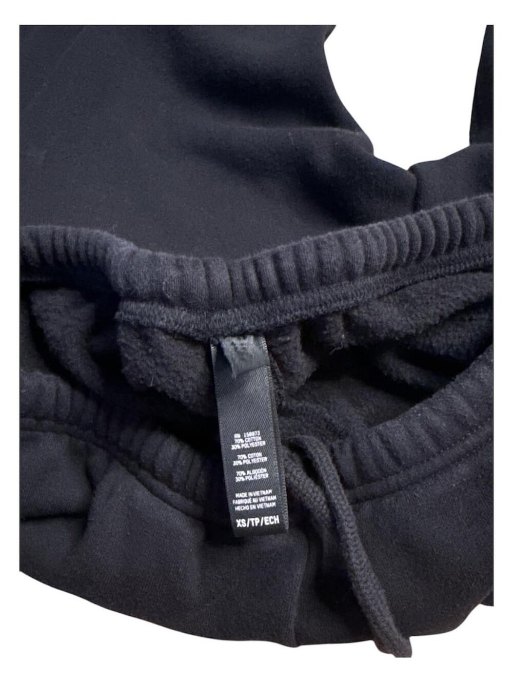 SKIMS Set: Zip Up Hoodie Jacket + Joggers Onyx Black XS/S - Picture 7 of 7